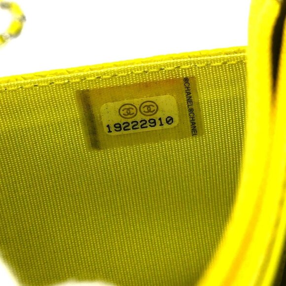 Chanel Light Green Calfskin Timeless WOC Wallet on Chain NQ00847 - Picture 8 of 9